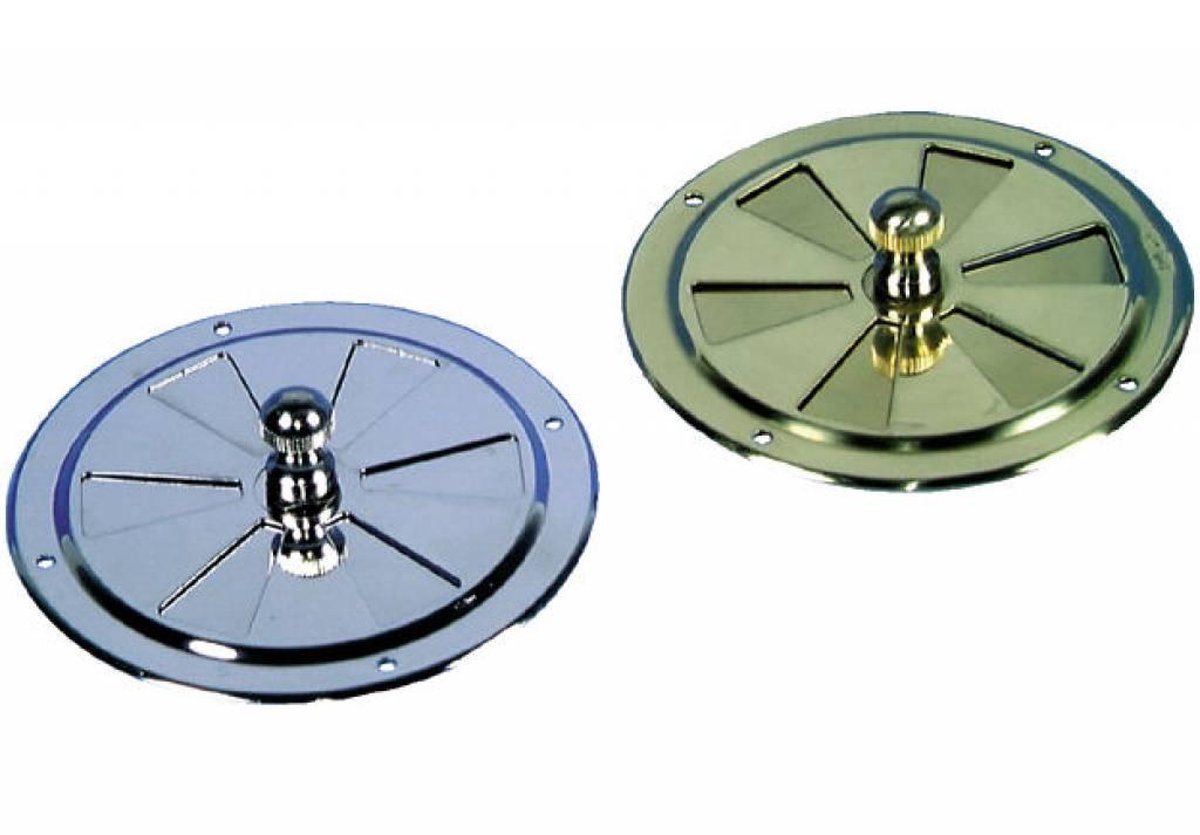 Roca Ventilatierozetten Diameter 125 mm, Messing gepolijst