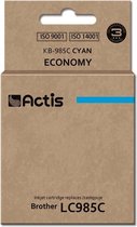 Actis KB-985C encre (remplacement Brother LC985C ; Standard ; 19,5 ml ; bleu)