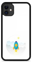 iPhone 11 Hardcase hoesje To the Moon - Designed by Cazy