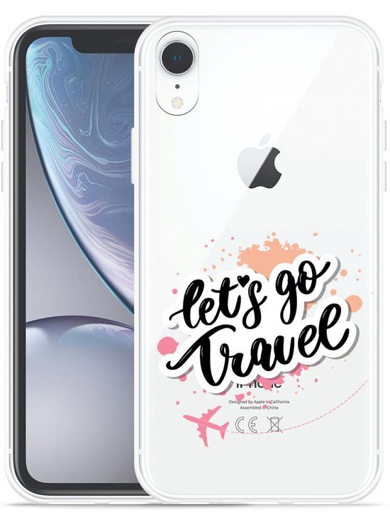 Hoesje geschikt voor Apple iPhone Xr Go Travel The World bol