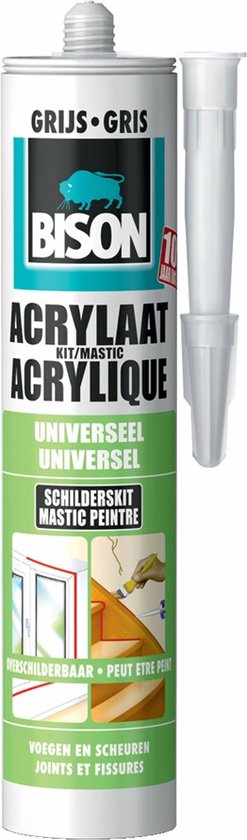 Bison Acrylaatkit - 310 ml - Grijs