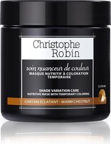 Christophe Robin - Shade Variation Care - Warm Chestnut - 250 ml - Haarmasker