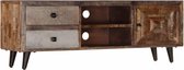 Tv-meubel 118x30x40 cm massief mangohout