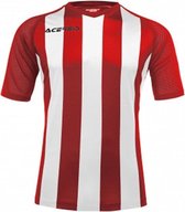 Acerbis Sports JOHAN STRIPED S/SL JERSEY (Sportshirt) RED/WHITE 5XS height JR: 156/165 .061 height JR: 108/119 .057