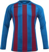 Acerbis Sports JOHAN STRIPED L/SL JERSEY ROYAL BLUE/BORDEAUX XXXL