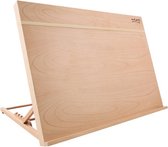 Mont Marte® schetsbord A2 met elastisch band - houten tekenbord