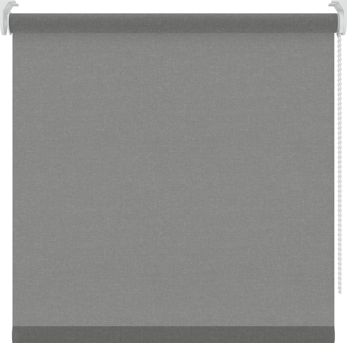BloomTheRoom rolgordijn - Structuur grijs- Verduisterend - 210x190 cm