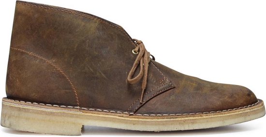 Clarks - Heren - Cognac desert boots beeswax leer - Maat 47 | bol.com