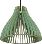 wodewa moderne hanglamp hout plafondlamp NUBES blauwe LED E27 duurzame plafondlamp berkenhout houten lamp in hoogte verstelbare hanglamp