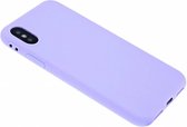 iPhone X / Xs Soft Premium TPU Back cover siliconen Hoesje Violet