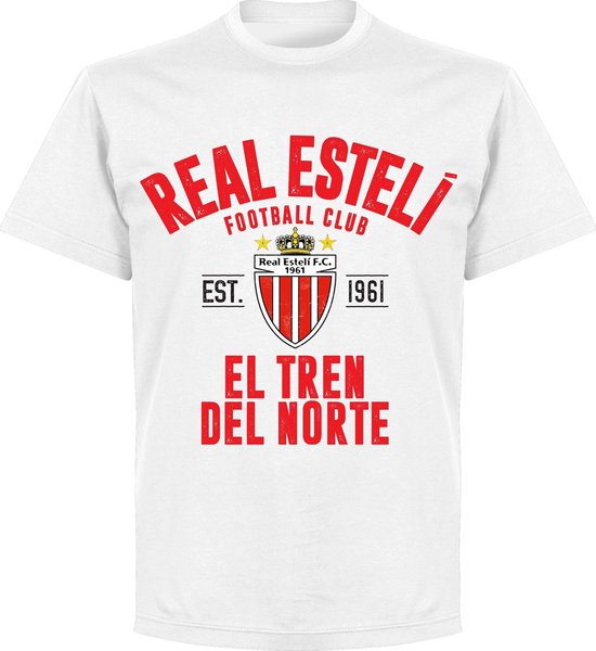 Real Esteli Established T-shirt - Wit - 3XL