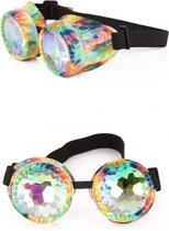 Bril kaleidoscope regenboog Tie dye