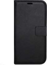 ADEL Kunstleren Book Case Portemonnee Pasjes Hoesje Geschikt voor Samsung Galaxy M20 - Zwart