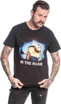 Minions - In The Makin' Heren T-shirt - S - Zwart