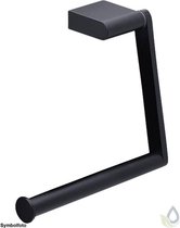 Proox® ONE dark passion DP-380 single aluminium WC roll holder black anodised