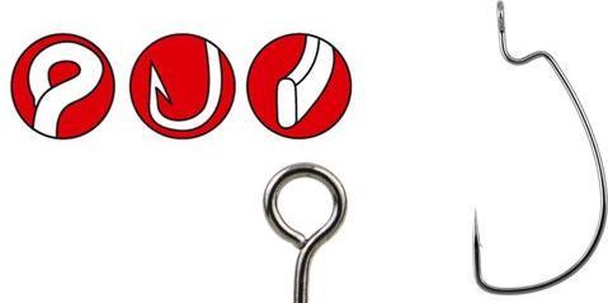 Gamakatsu Worm 330 Bottom Jigging size 1/0 - 3.8 cm