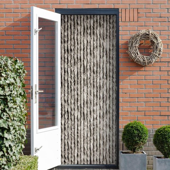 2LIF Martinique Grijs Vliegengordijn deur - 90 x 210 cm — afbeelding 4