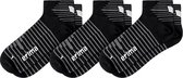 Erima 3 Paar Korte Sokken - Zwart | Maat: 43-46