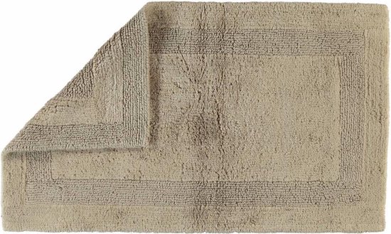 Tappetino Da Bagno In Cotone Luxus 1000 - Reversibile, Morbido, Colore Sabbia 60x100 Cm - 5