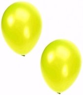 10 stuks metallic lime ballonnen 36 cm