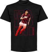 Maldini Short Shorts T-shirt - Zwart - L
