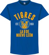 Tigres UANL Established T-Shirt - Blauw - XXXXL