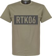 Retake RTK06 Bar T-Shirt - Khaki - XS