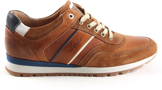 Australian Heren Lage sneakers Navarone - Cognac - Maat 42 | bol.com