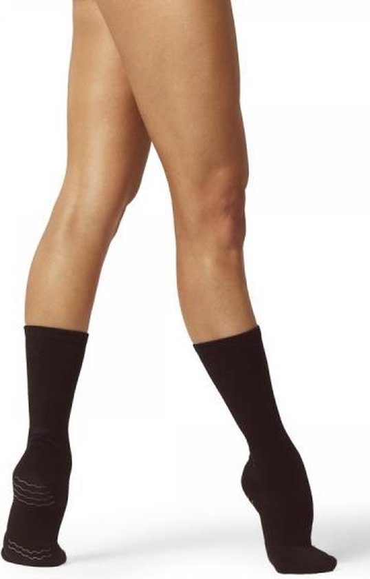 Chaussettes de danse noires BLOCHSOX ™ - Chaussettes de sport avec lignes de préhension - Taille S (34-38)