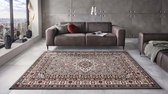 Perzisch tapijt Parun Täbriz - grijs/rood 200x290 cm