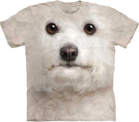 The Mountain T-shirt Bichon Frise Face T-shirt unisexe M
