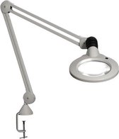 Luxo KFM Loeplamp met LED Verlichting - Vergrootglas op Standaard - Leesloep voor ouderen - Loupelamp LED Pedicure - Tafelklem - Vergroting 2,75x - 5 Dioptrie