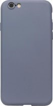 ADEL Premium Siliconen Back Cover Softcase Hoesje Geschikt voor iPhone 6(S) Plus - Lavendel Blauw Paars
