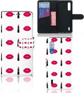 Portefeuille Xiaomi Mi 9 Lite Flip Housse Étui Lipstick Kiss