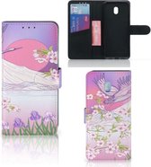Coque de Protection pour Xiaomi Redmi 8A Portefeuille Flying Bird Cadeaux pour les Femmes