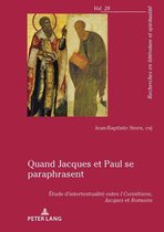 Recherches en littérature et spiritualité 28 - Quand Jacques et Paul se paraphrasent