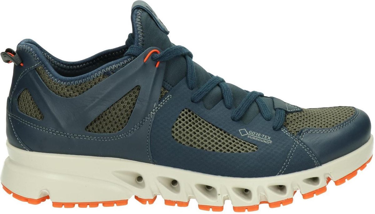 Ecco Multi-Vent heren sneaker - Blauw - Maat 44 | bol.com
