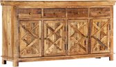 Dressoir met 4 lades 160x40x85 cm massief mangohout