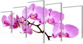 Canvasdoeken Orchidee 100 x 50 cm