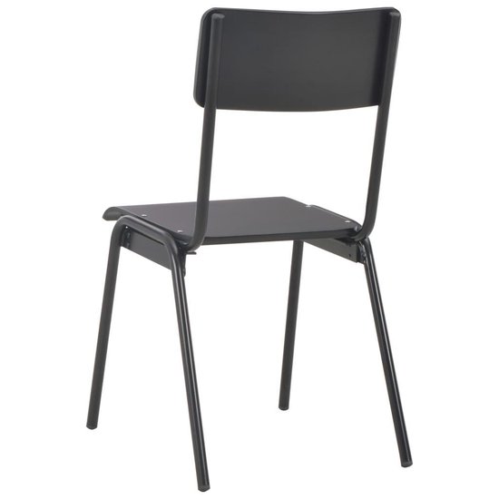 | Eetkamerstoelen 6 st multiplex zwart | Eetkamerstoelen 6 st multiplex zwart