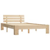 Bedframe - Massief grenenhout - Naturel - 140x200 cm