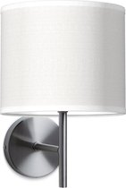 Home Sweet Home wandlamp Bling - wandlamp Mati inclusief lampenkap - lampenkap 20/20/17cm - geschikt voor E27 LED lamp - wit