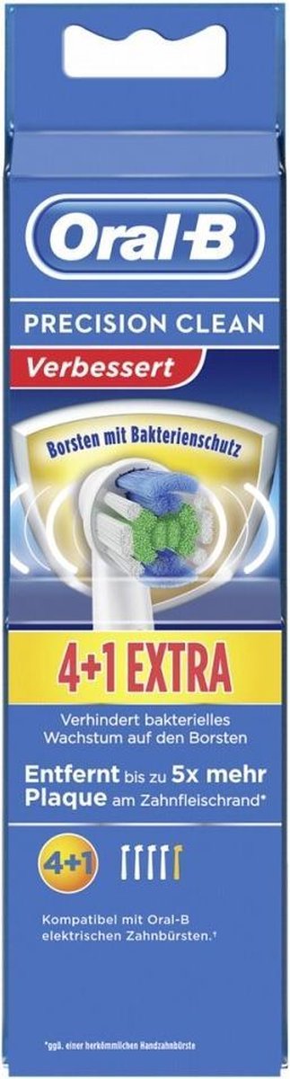 Oral-B Precision Clean EB 20-4+1 opzetborstel Bakterienschutz