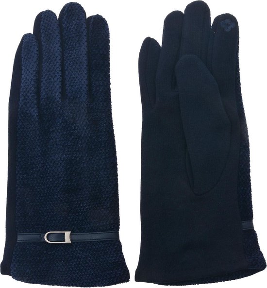Handschoenen | 8*24 cm | Blauw | Synthetisch | Hand | Gesp | Melady |  MLGL0026 | bol.com