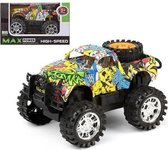 Colorful All-terrain Vehicle With Spare Wheel Toy 4x4 Big Wheel