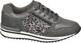 graceland Grijze sneaker panterprint - Maat 37