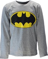 Batman Logo Kids Longsleeve Shirt Grijs - Officiële Merchandise