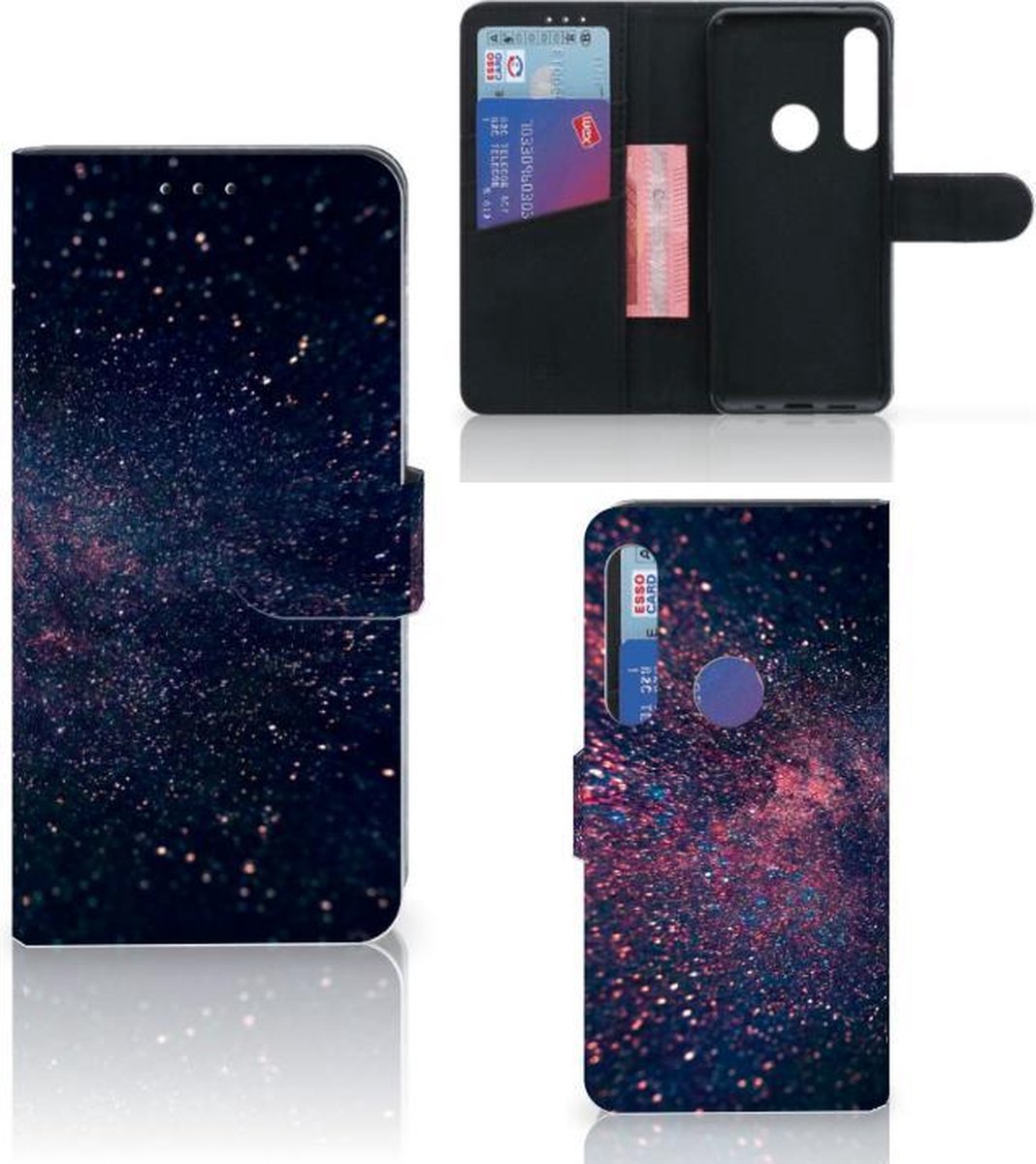 Motorola One Action Book Case Stars op Prijzenvolger.com