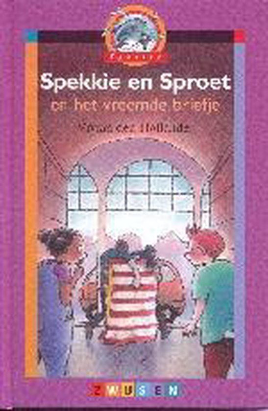 Cover van het boek 'Spekkie en sproet en het vreemde briefje' van Vivian den Hollander