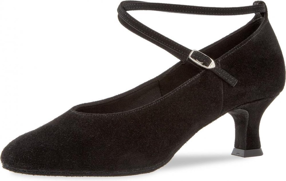 Diamant Ballroom Dansschoenen voor Dames 075-068-001 – Zwart Suède